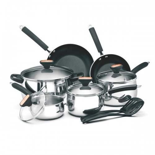 Paula Deen Signature 12-piece Stainless Steel Cookware Set