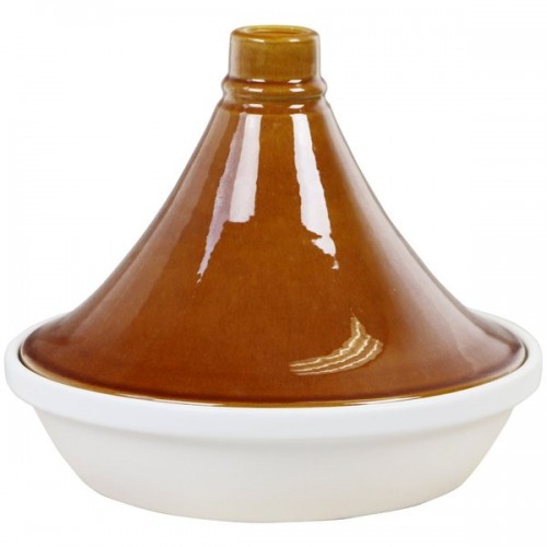 Reston Lloyd Eurita Honey 2.5-quart Flame Proof Porcelain Tagine