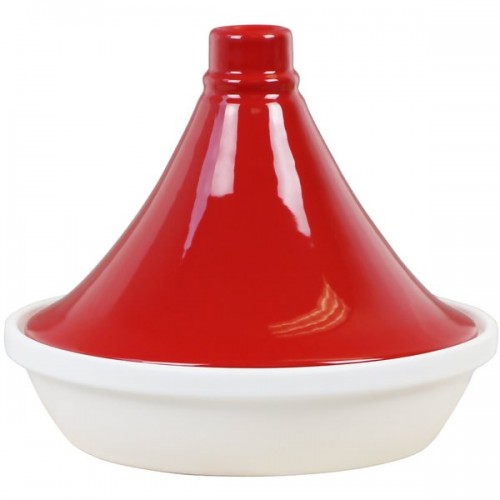 Reston Lloyd Eurita Red 2.5-quart Flame Proof Porcelain Tagine
