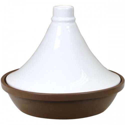 Eurita White Porcelain Tajine (2.5 quart)