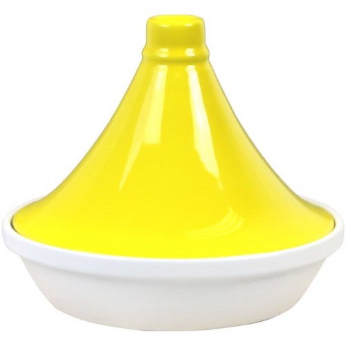 Reston Lloyd Eurita Yellow 2.5-quart Flame Proof Porcelain Tagine