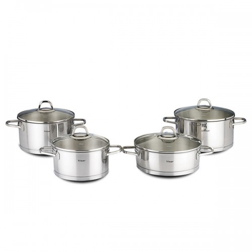 Rio 8-Piece Stainless Steel Cookware Set