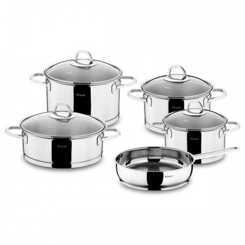 Rio 9-Piece Stainless Steel Cookware Set (Professional line)