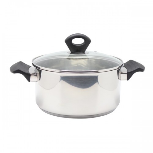 Stainless Steel 4.5-quart Covered Sauce Pot