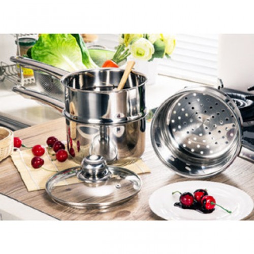 Stainless Steel Steamer and Boiler (Pack of 4)