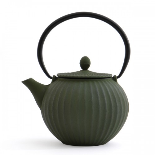 Studio Dark Green Cast Iron 44.8-ounce/1.4-quart Teapot