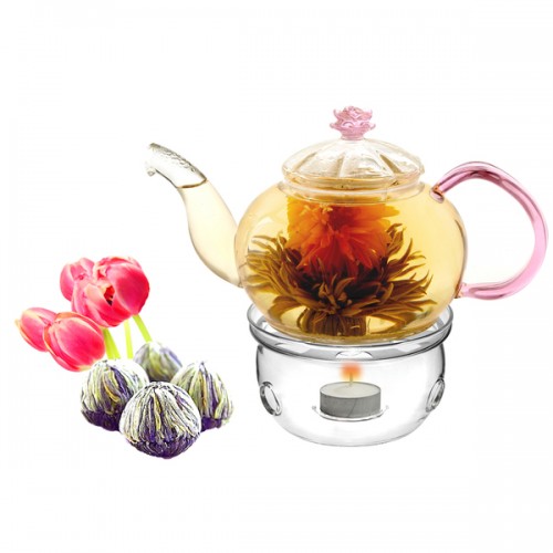 Tea Beyond Fab Flowering Tea Juliet Set and Tea Wamer Cozy