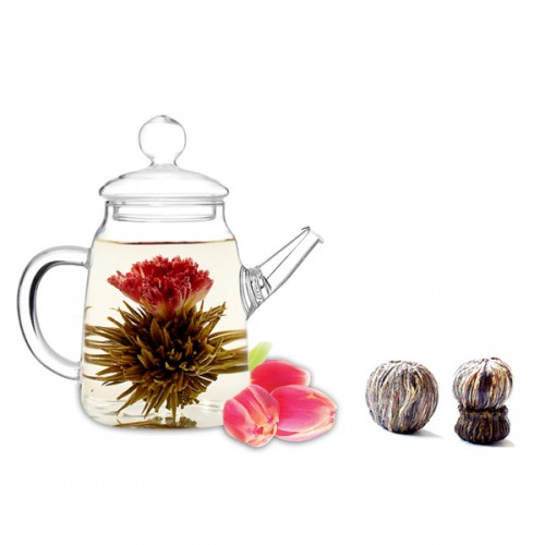 Tea Beyond Tea Pot Duo Blooming Tea Gift Set