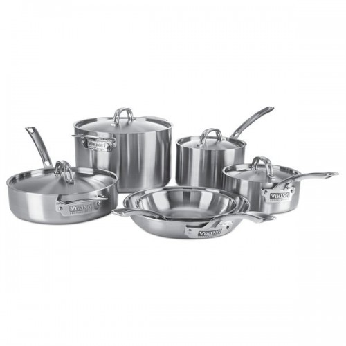Viking 5-Ply 4515-1S10S 10-Piece Cookware Set Stainless Steel