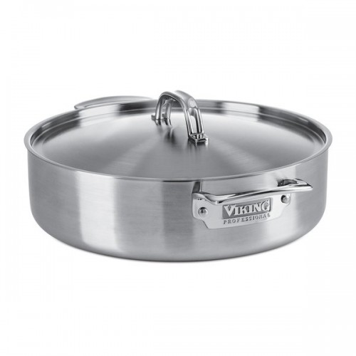 Viking Professional 5-Ply 6.4 Qt. Everyday Pan with Satin Finish Stainless Steel