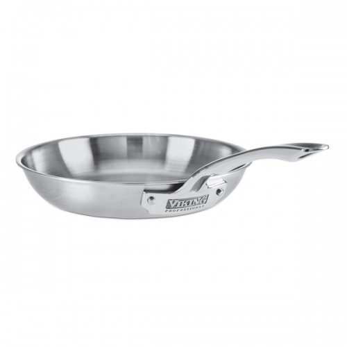 Viking Professional 5-Ply Fry Pan with Satin Finish Small 10-Inch Stainless Steel