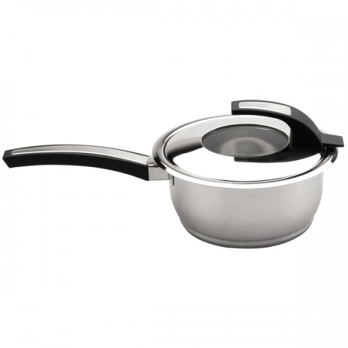 Virgo 6.25-inch Stainless Steel Covered Sauce Pan