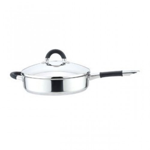 Ybmhome Stainless Steel 10-inch Frying Skillet Pan With Lid